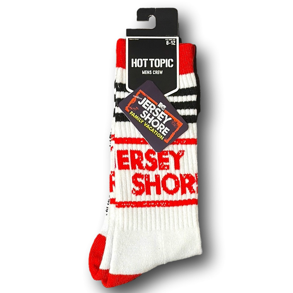 3/$20 Jersey Shore TV Show Funny Novelty Crew Socks - NWT